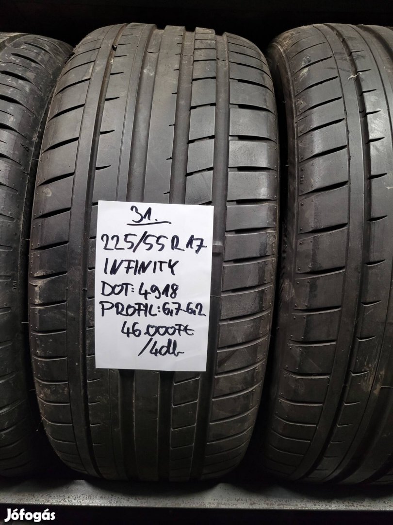 225/55 R17 Infinity nyári gumik