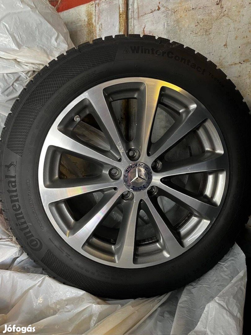 225/55 R17 Mercedes-Benz 5x112 Continental téligumikkal