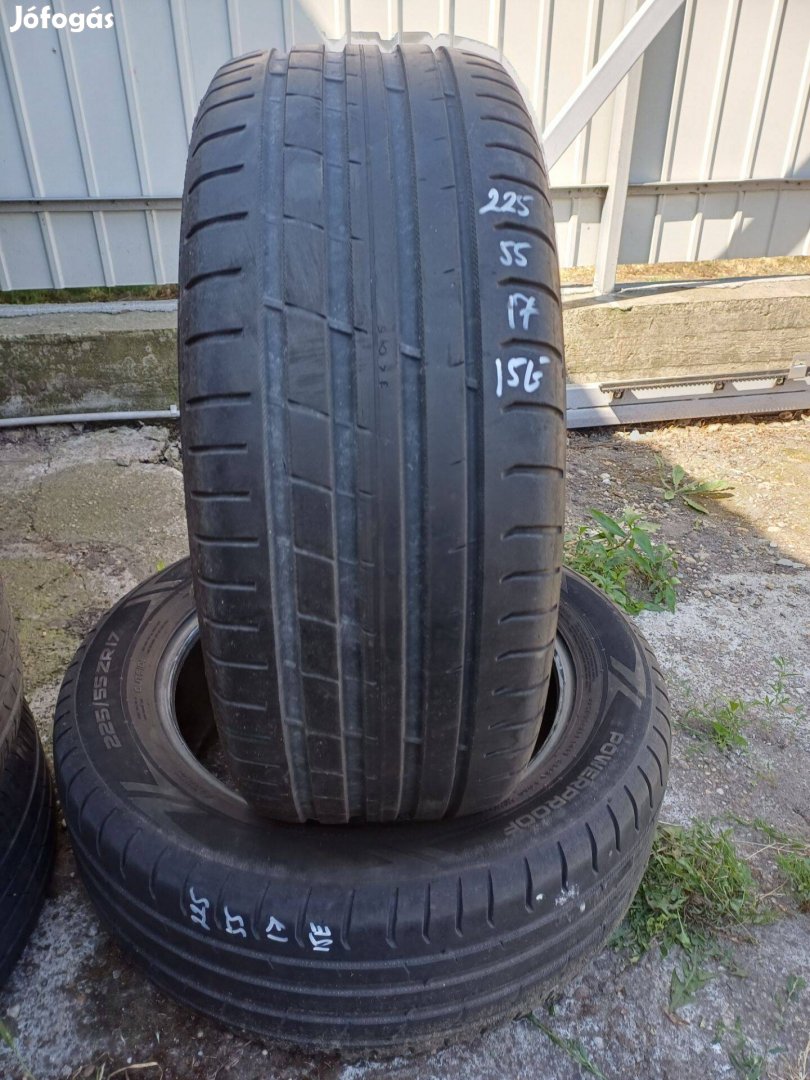 225/55 R17 Nokian használt nyárigumi