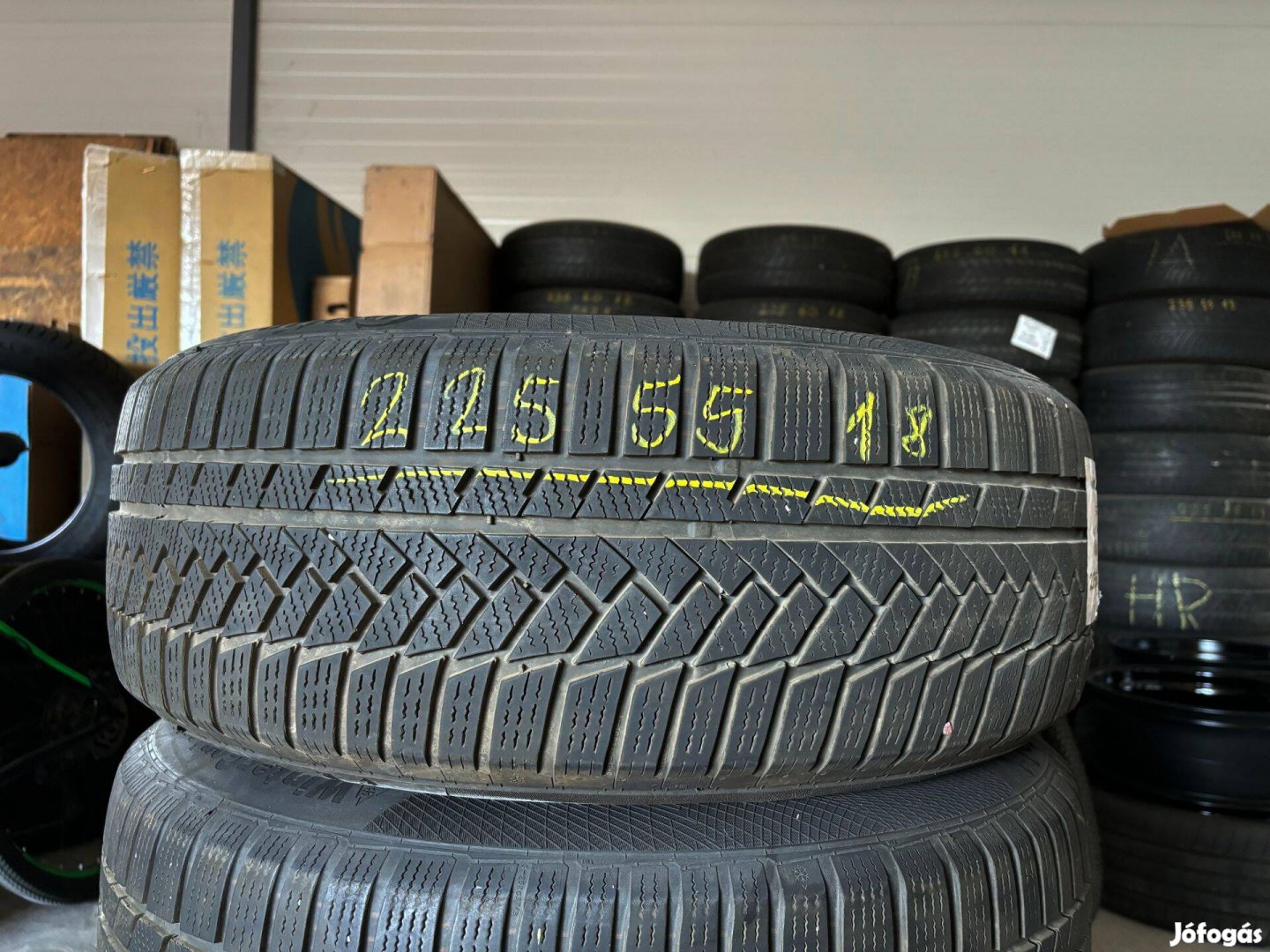 225/55 R18 Continental téligumi 4db eladó 225/55r18 garnitúra