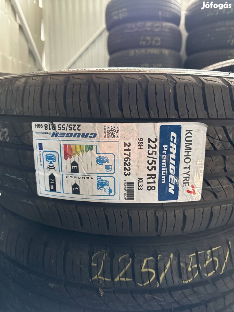 225/55 R18 Kumho Crugen Premium új nyárigumik