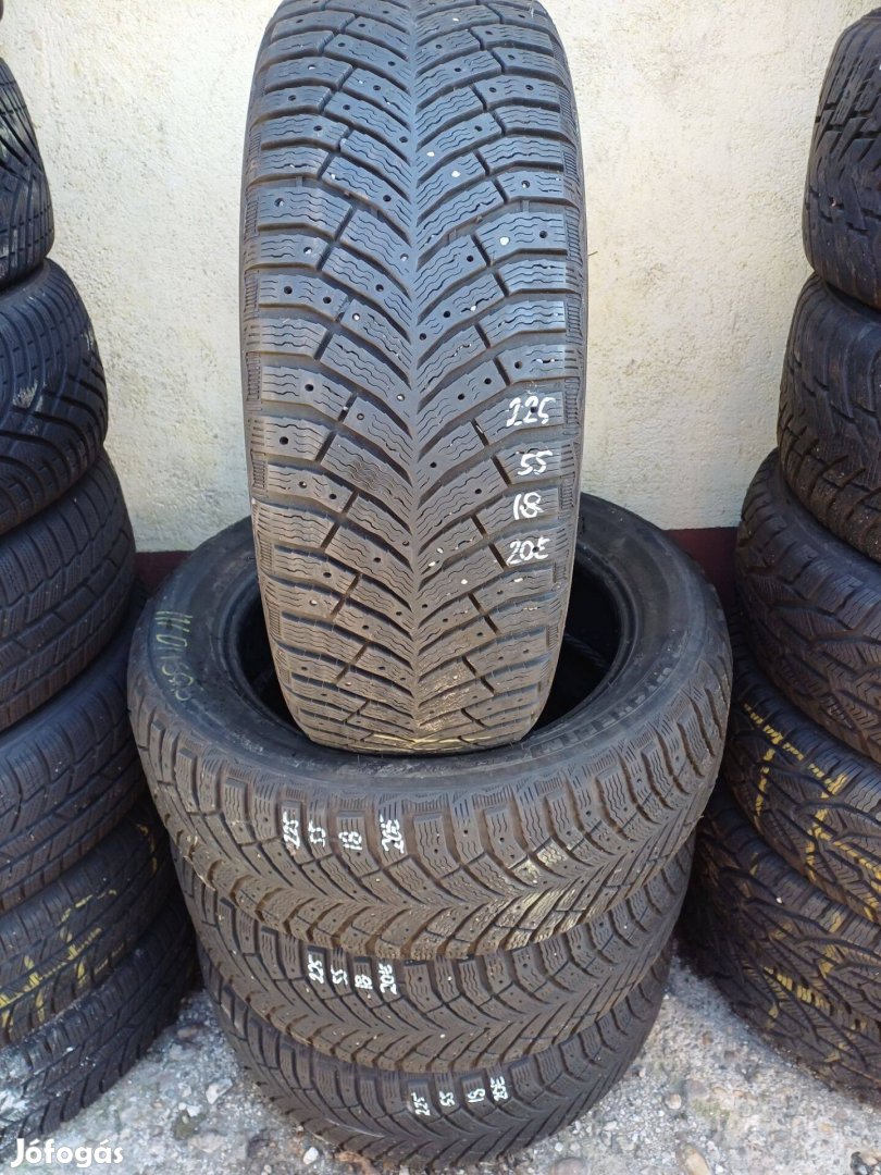 225/55 R18 Michelin használt téligumi