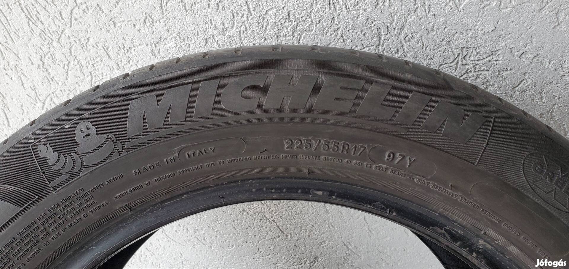 225/55 R 17 Michelin nyári gumi
