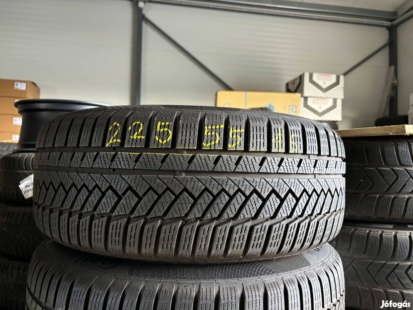 225/55 r16 Continental 2021 téligumi 4db eladó 225/55r16 garnitúra