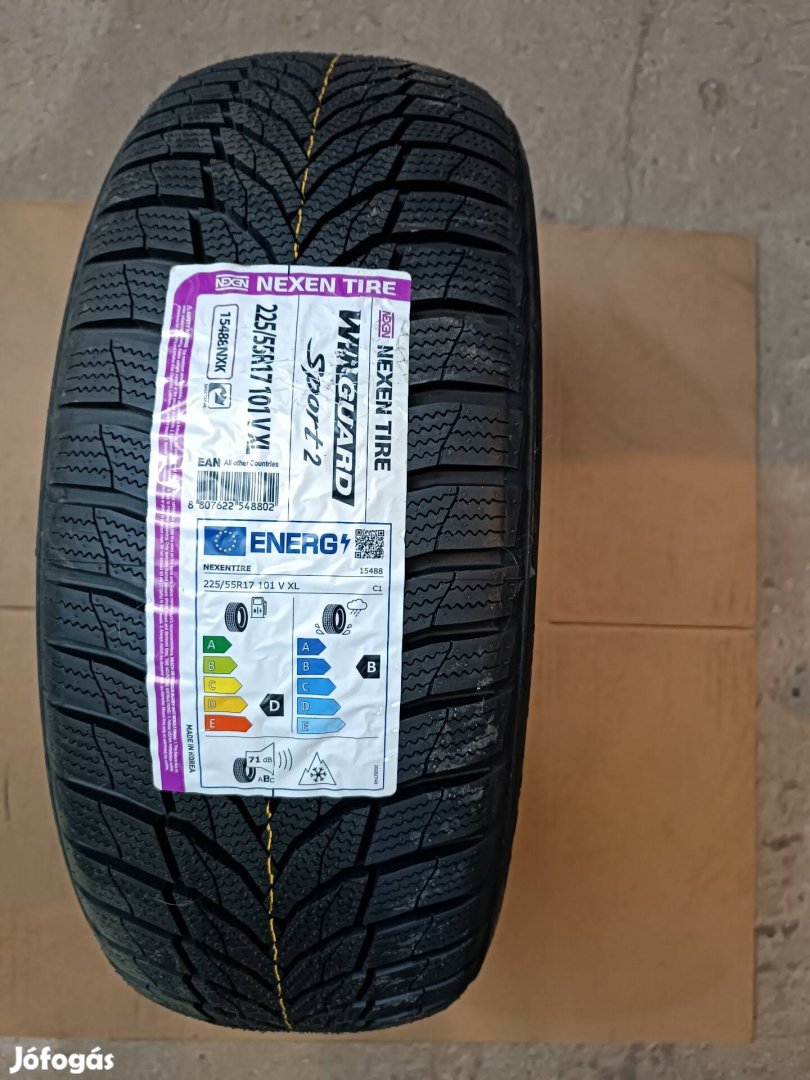 225/55 r17 101 V XL Nexen Winguard Sport 2 téli gumi garnitúra 