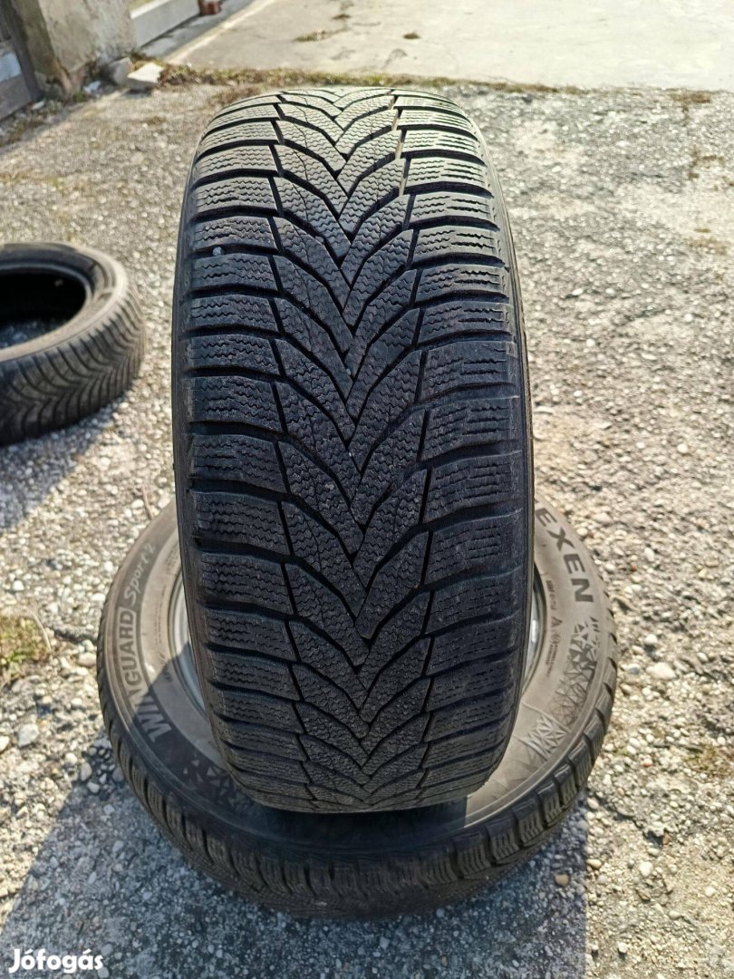 225/55 r17 3éves 80%os 2db Nexen téli gumi eladó