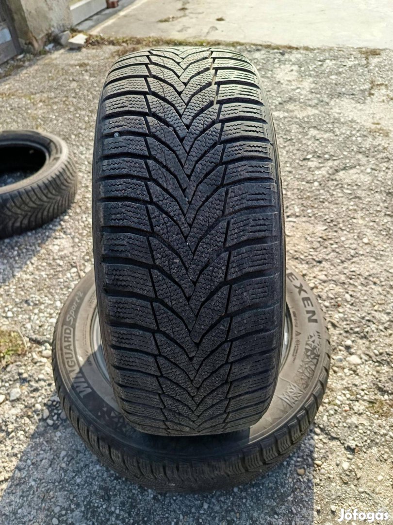 225/55 r17 3éves 80%os 2db Nexen téli gumi eladó