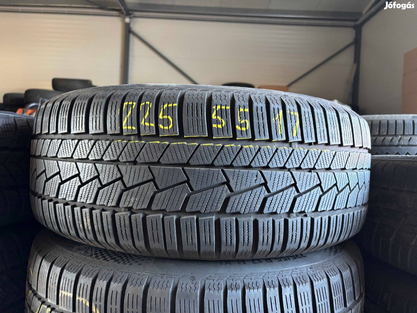 225/55 r17 Continental 2021 téligumi 4db eladó 225/55r17 garnitúra