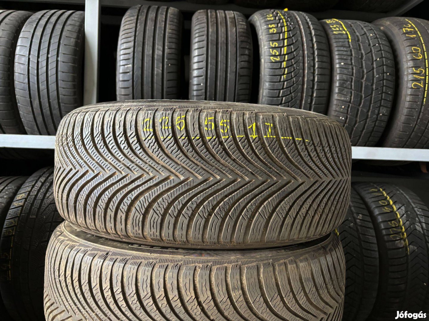 225/55 r17 Michelin Alpin téligumi 4db eladó 225/55r17 garnitúra