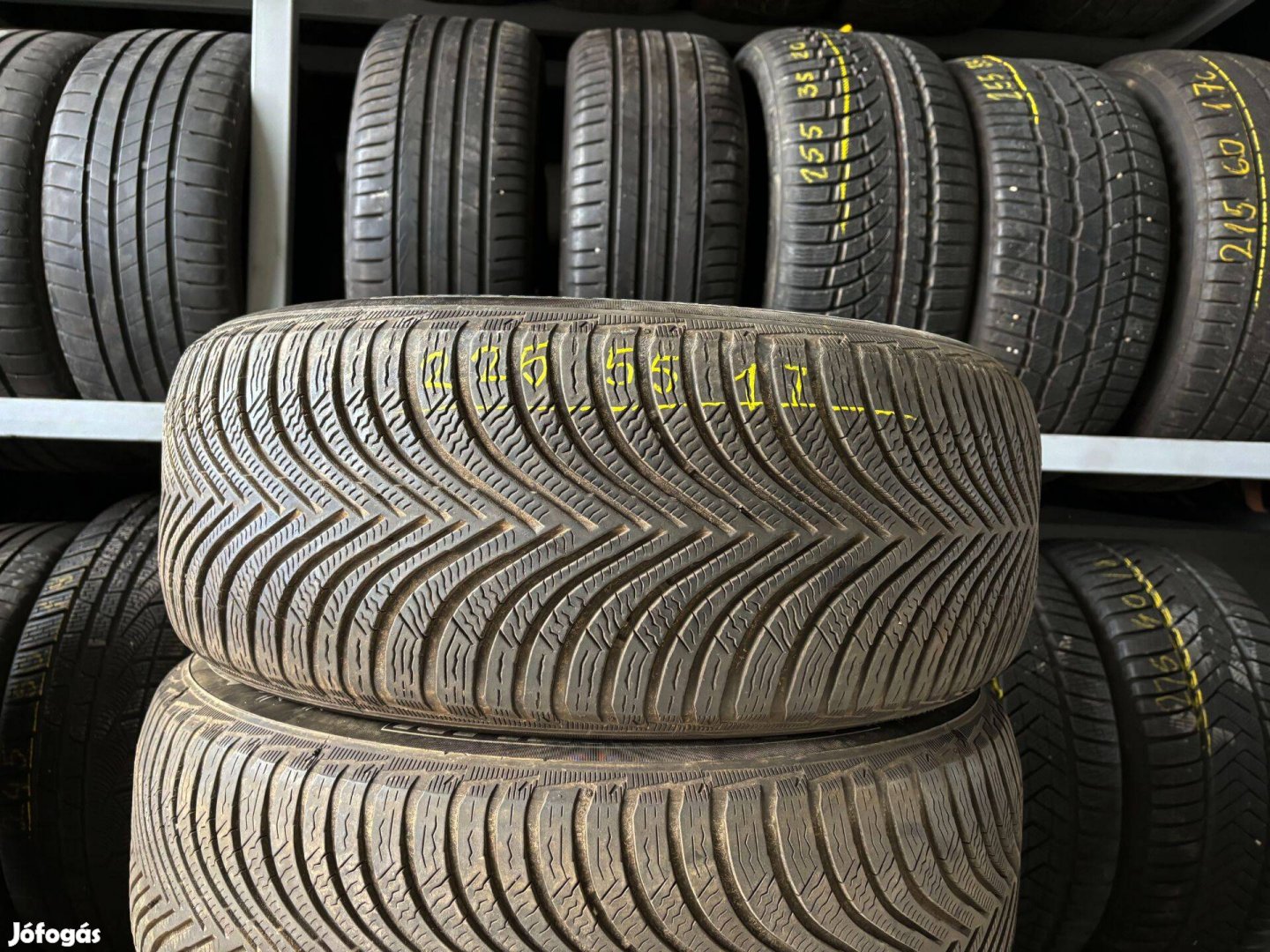 225/55 r17 Michelin Alpin téligumi 4db eladó 225/55r17 garnitúra