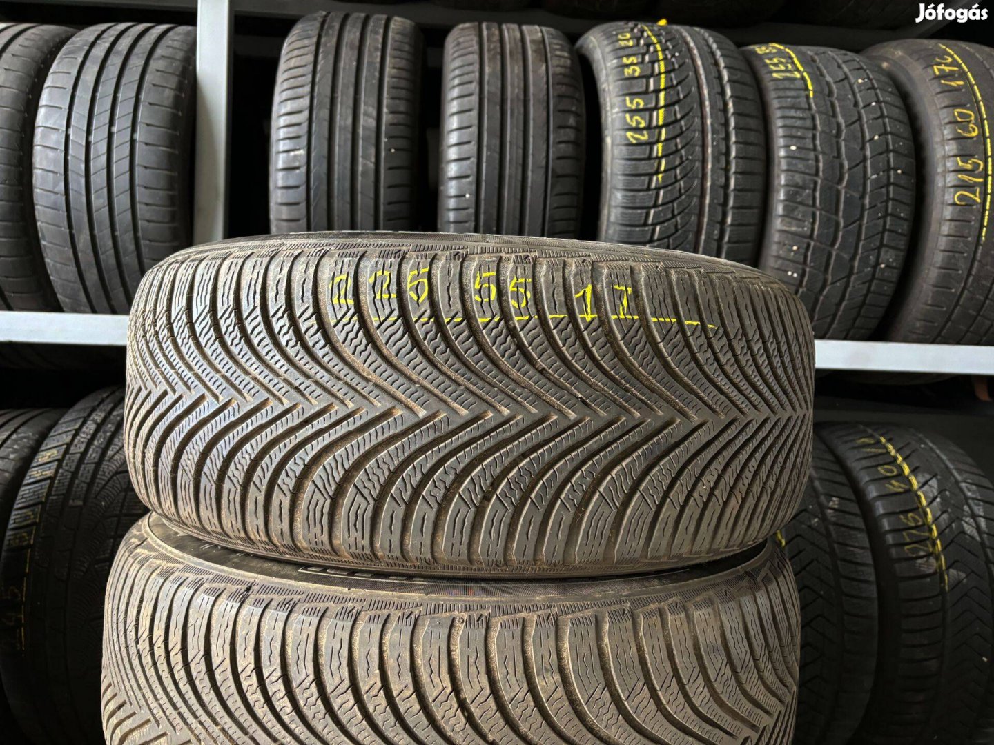 225/55 r17 Michelin Alpin téligumi 4db eladó 225/55r17 garnitúra