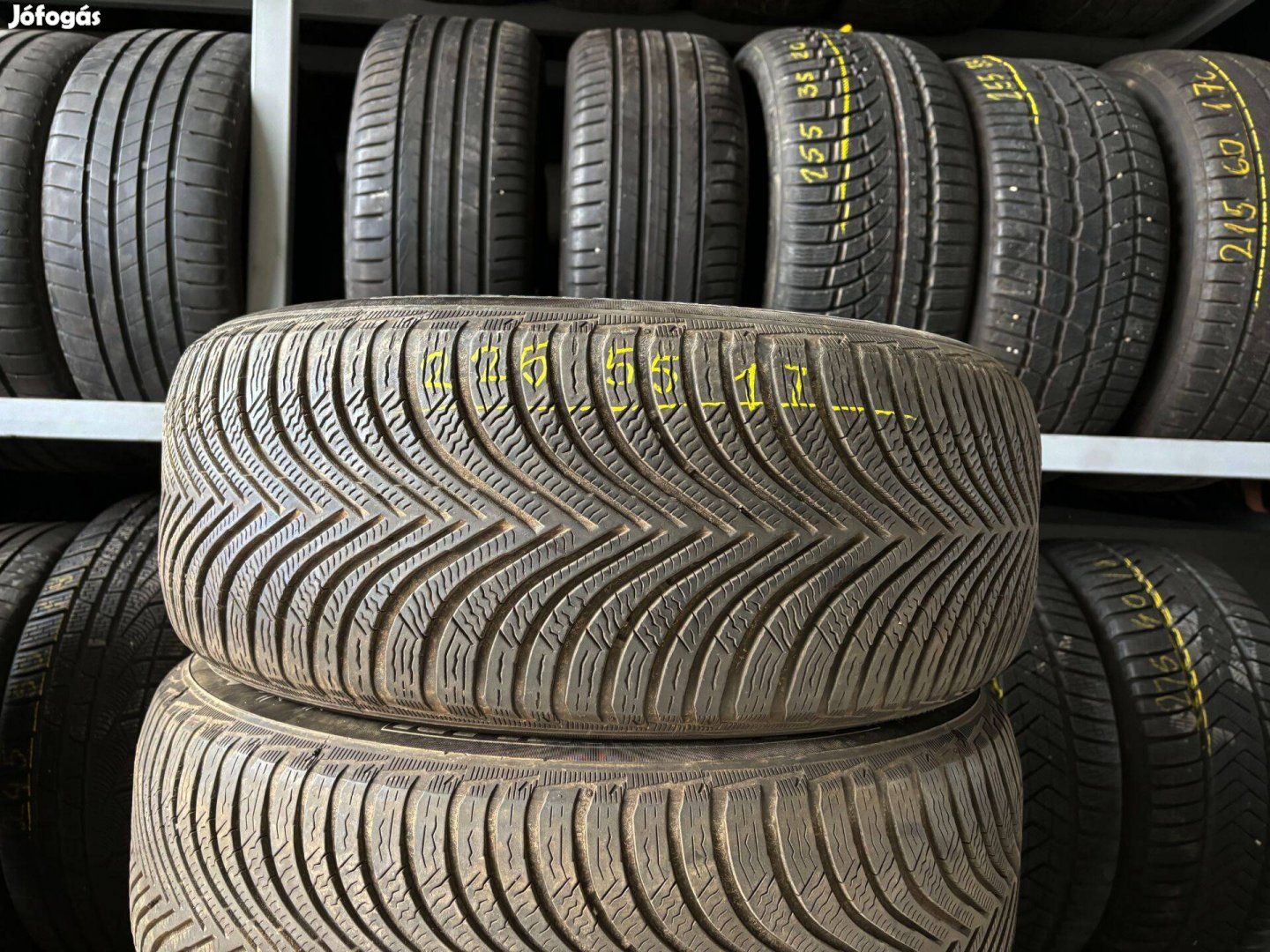 225/55 r17 Michelin Alpin téligumi 4db eladó 225/55r17 garnitúra