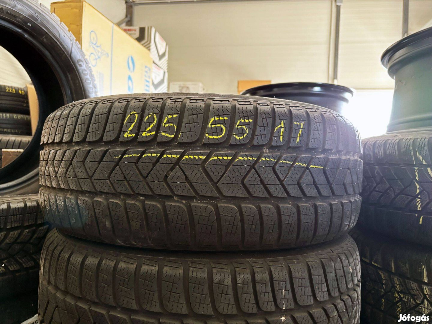 225/55 r17 Pirelli 2021 téligumi garnitúra eladó 225/55r17 4db