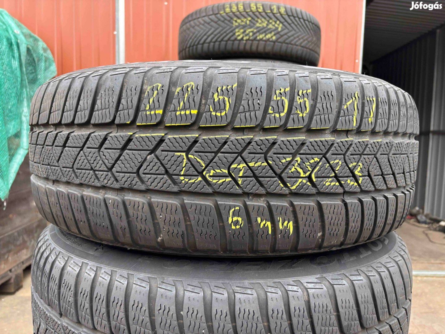 225/55 r17 Pirelli 2023 téligumi 2db eladó 225/55r17