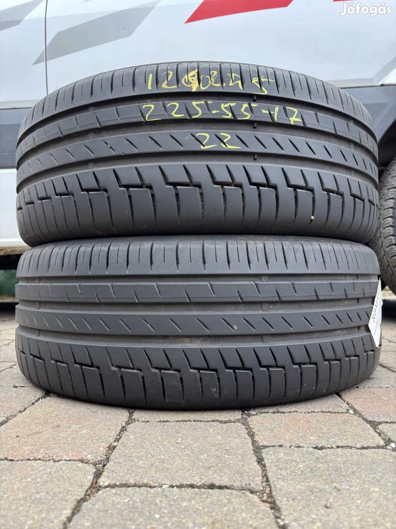 225/55 r17  225/55r17  Continental nyári gumi  