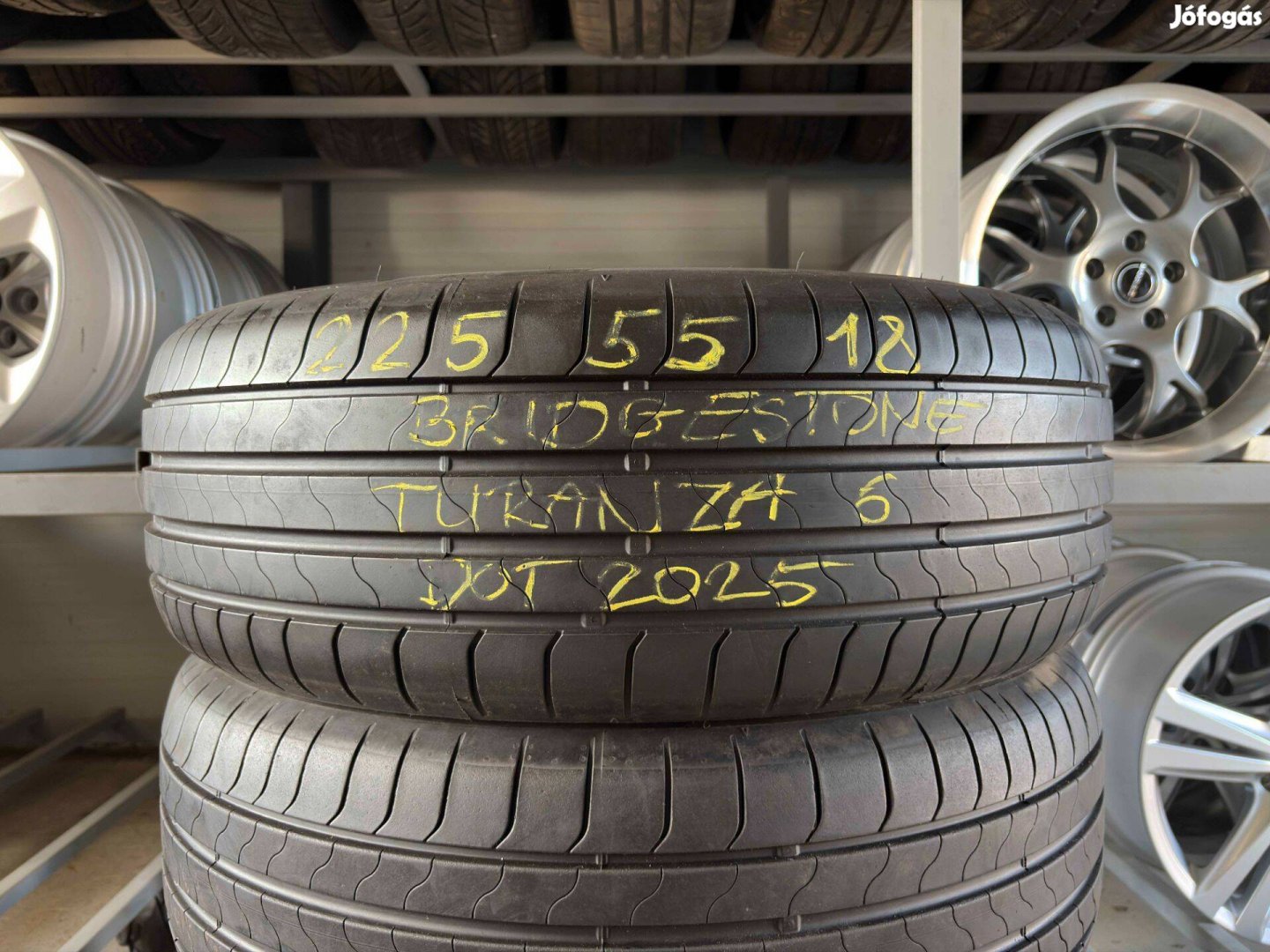 22555 r18 Bridgestone 2025 nyárigumi 4db eladó 22555r18