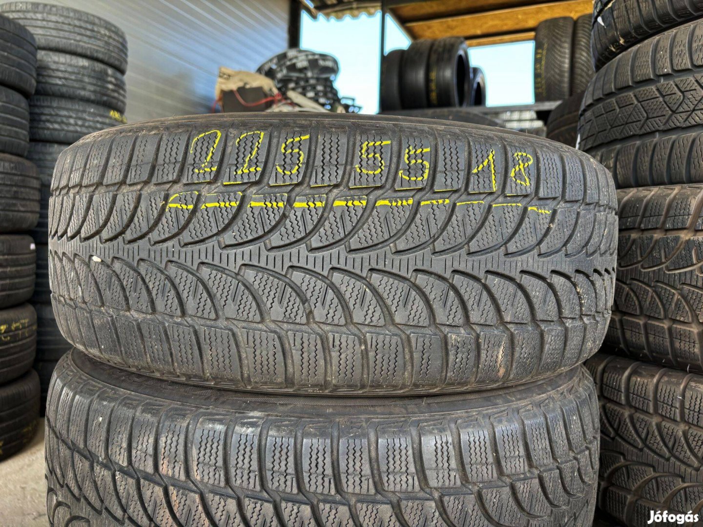 225/55 r18 Bridgestone téligumi 2db eladó 225/55r18