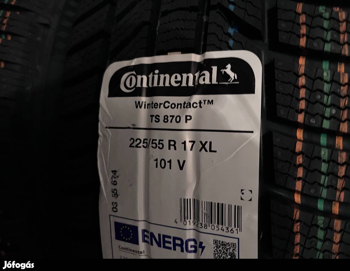 225/55r17 Continental téli gumi