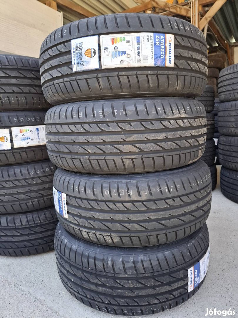 225/55r17 nyári 4db 0km-es 