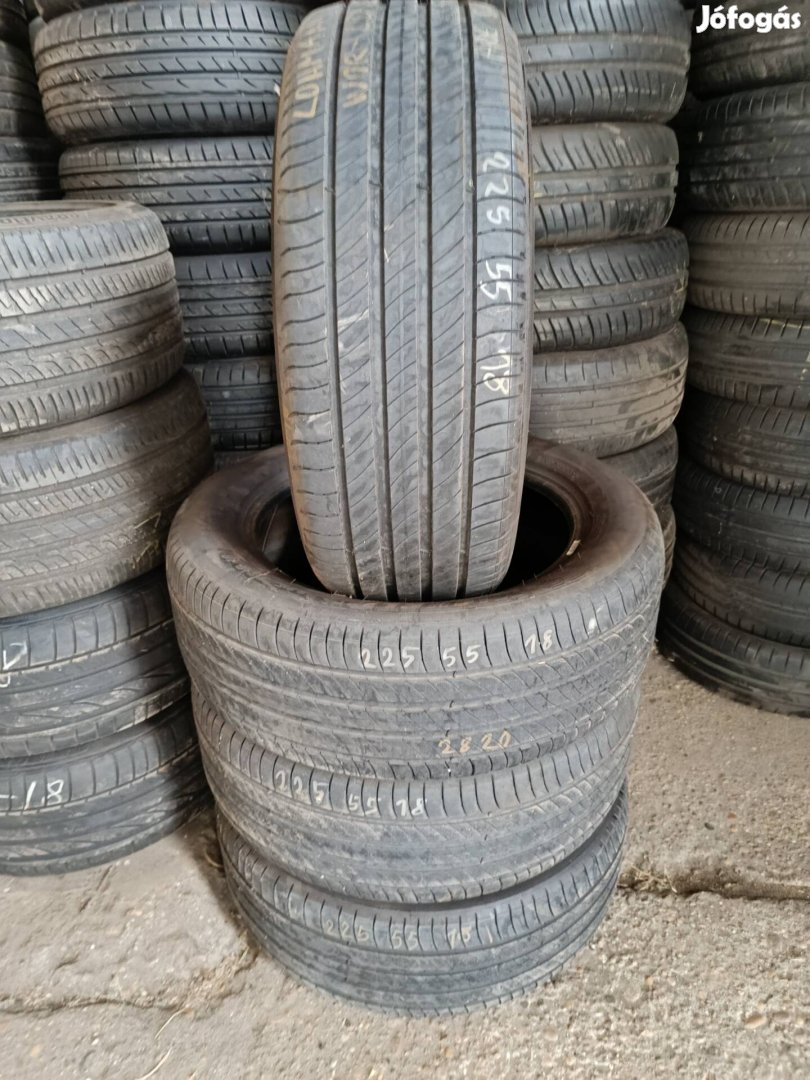 225/55r18 Michelin nyári gumi garnitúra 