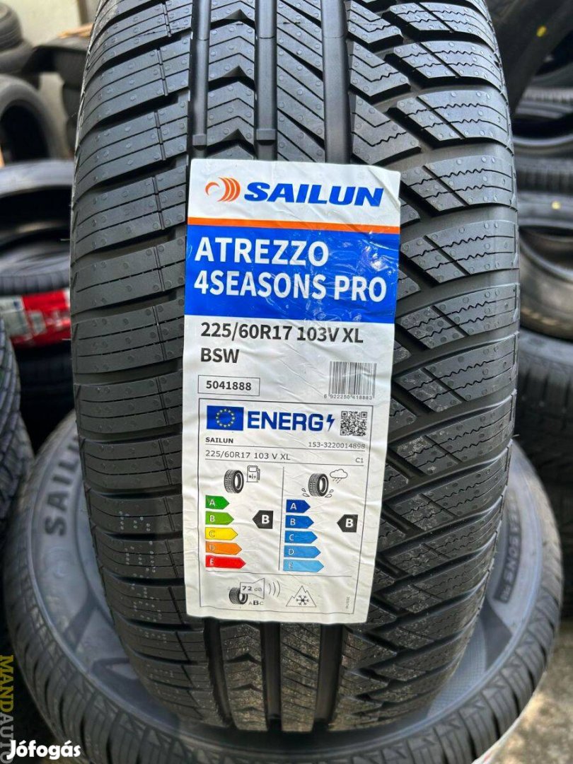 225/60R17 Sailun 4Seasons,Új négy évszakos gumi