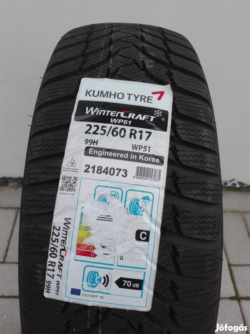 225/60R17 Új Kumho téli gumi garnitúra 225/60 r17