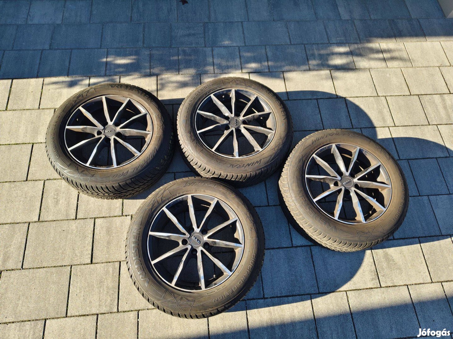 225/60 R17 Vredestein Wintrac Pro téli gumi szett alufelnivel