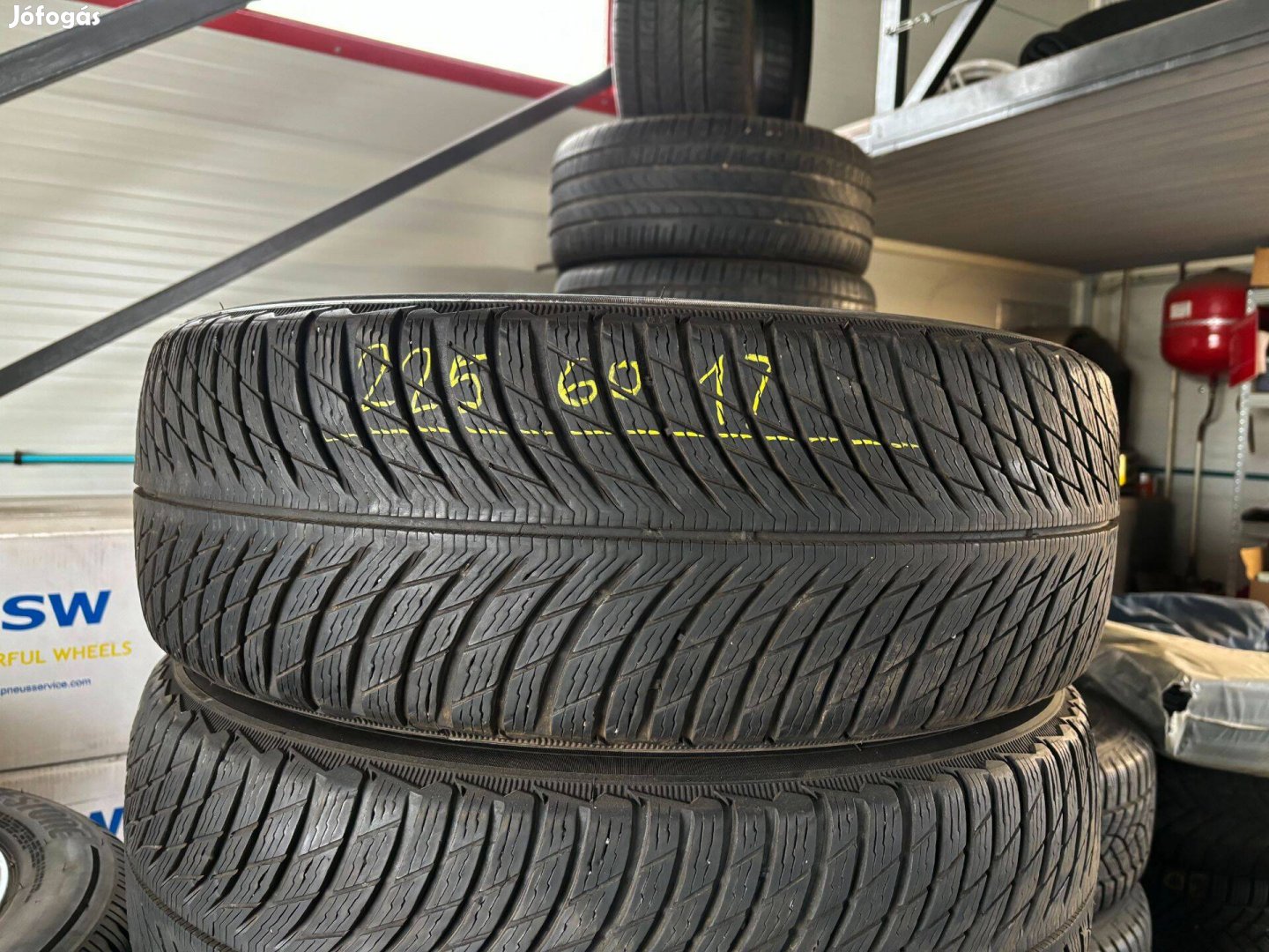 225/60 r17 Michelin Alpin 2021 6mm téligumi 2db eladó 225/60r17