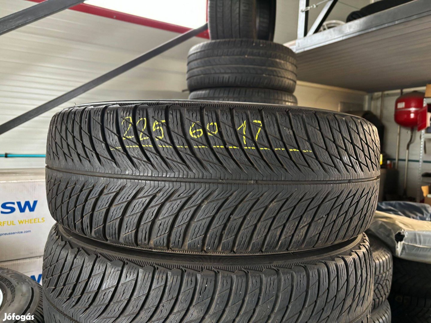 225/60 r17 Michelin Alpin 2021 6mm téligumi 2db eladó 225/60r17