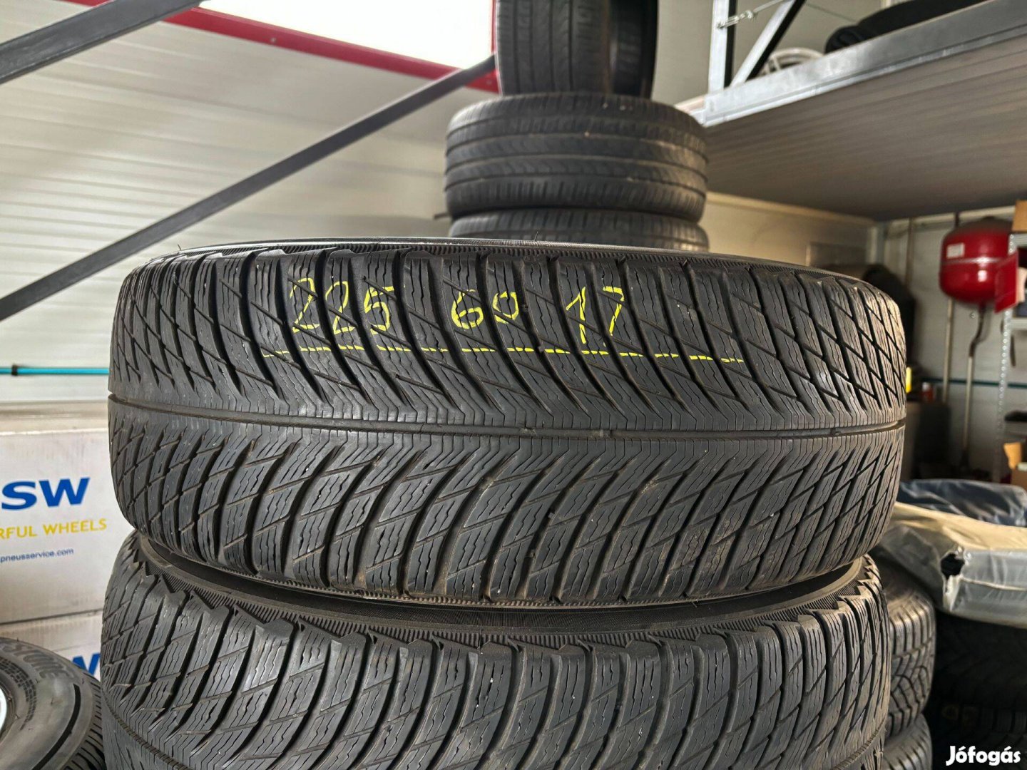 225/60 r17 Michelin Alpin 2021 6mm téligumi 2db eladó 225/60r17