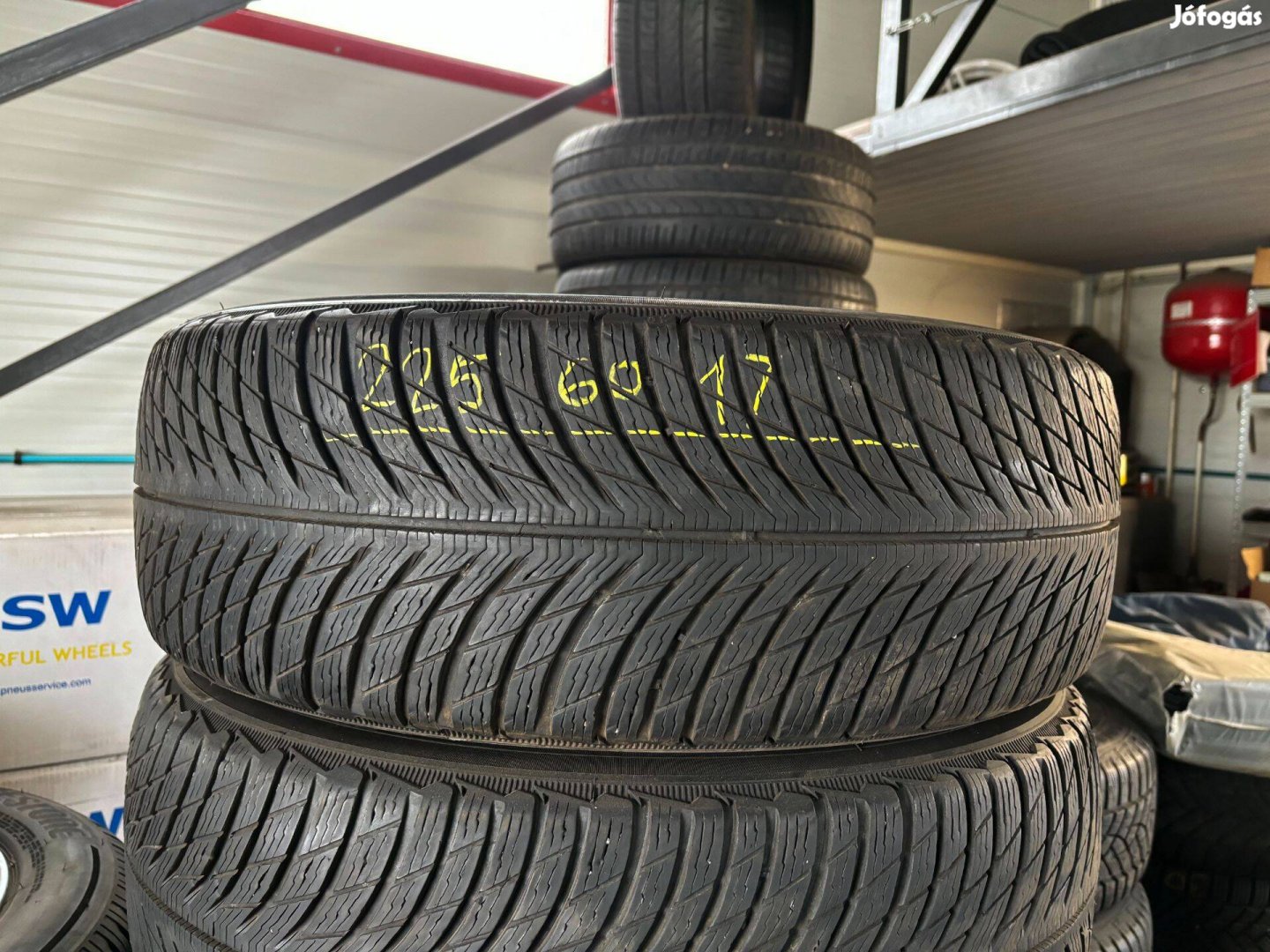 225/60 r17 Michelin Alpin 2021 6mm téligumi 2db eladó 225/60r17