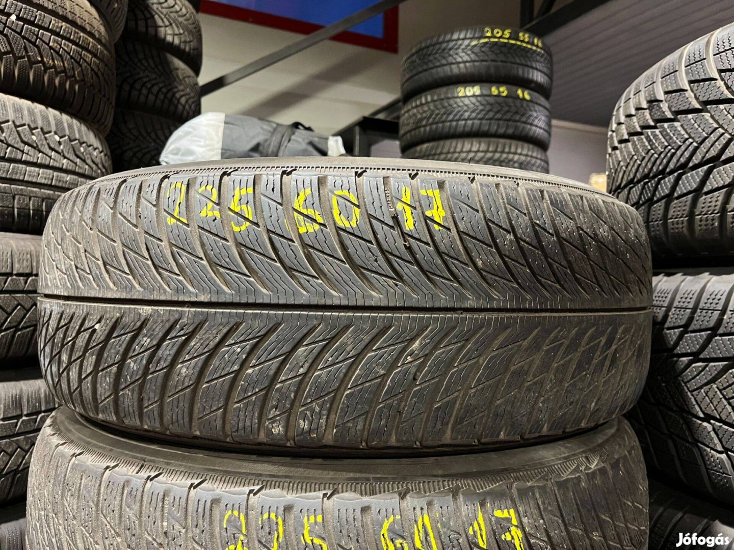 225/60 r17 Michelin téligumi 4db eladó 225/60r17 garnitúra