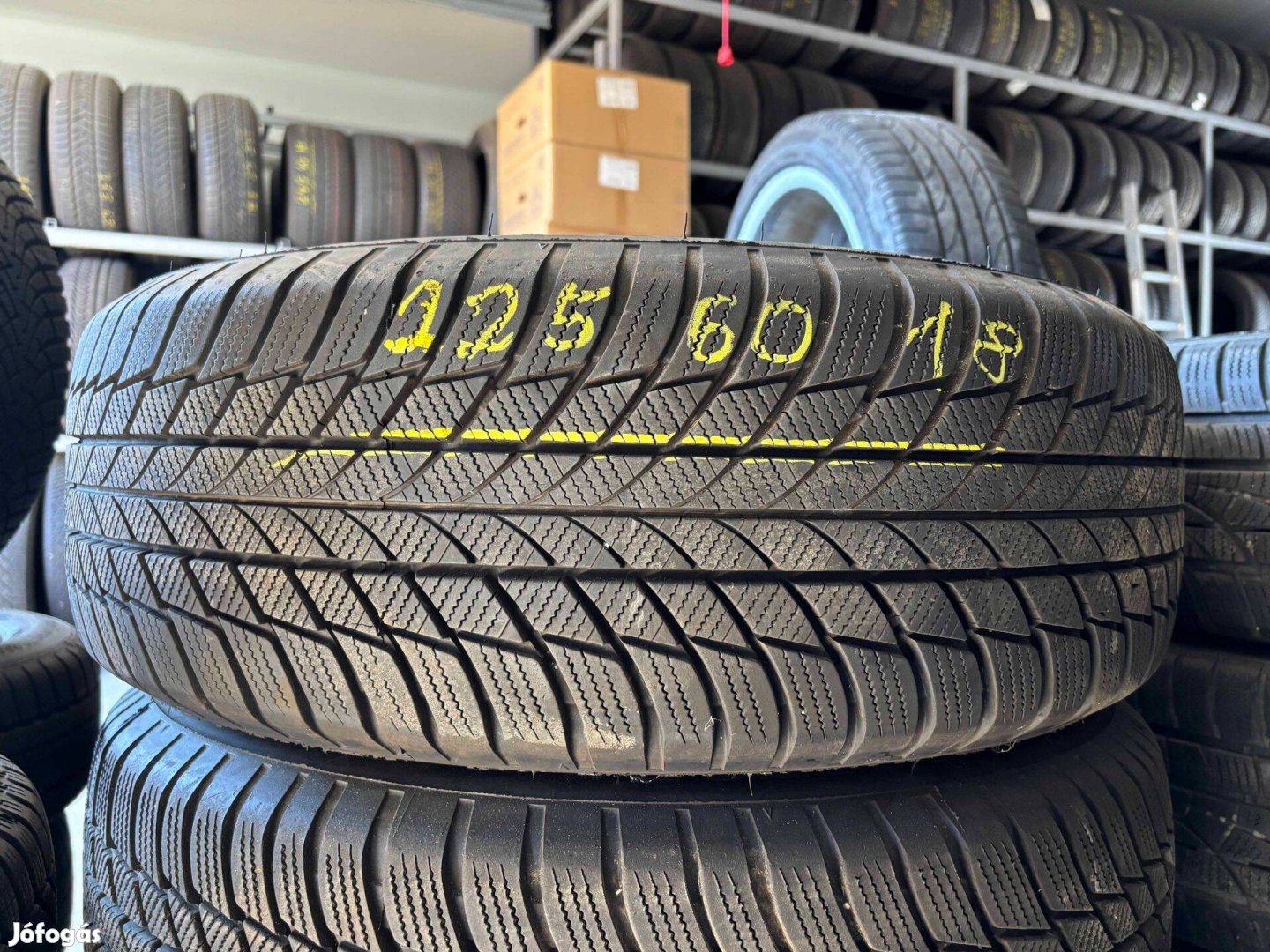 225/60 r18 Bridgestone 2024 7mm téligumi 4db eladó 225/60r18 garnitúra