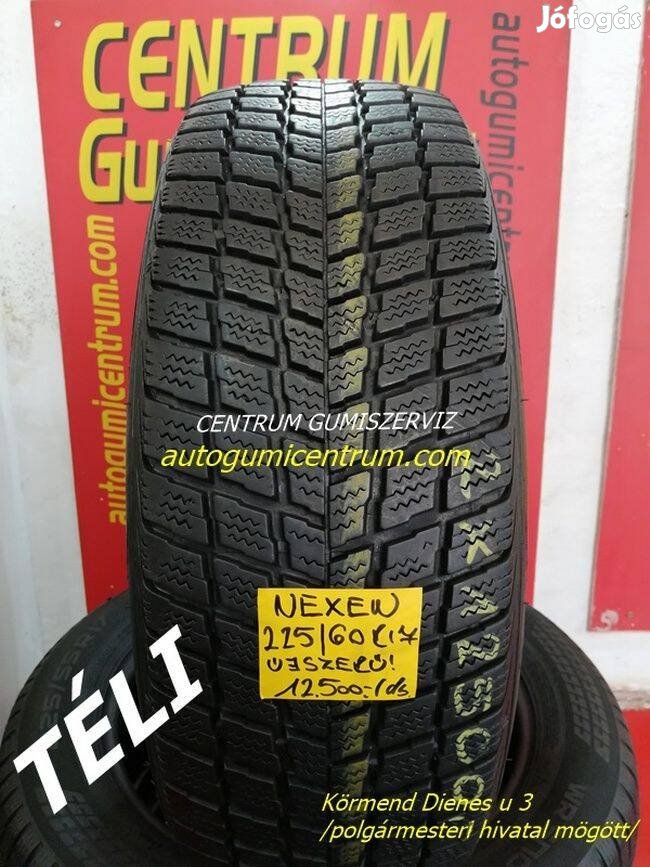 225/60r17 Nexen használt téli gumi 2db