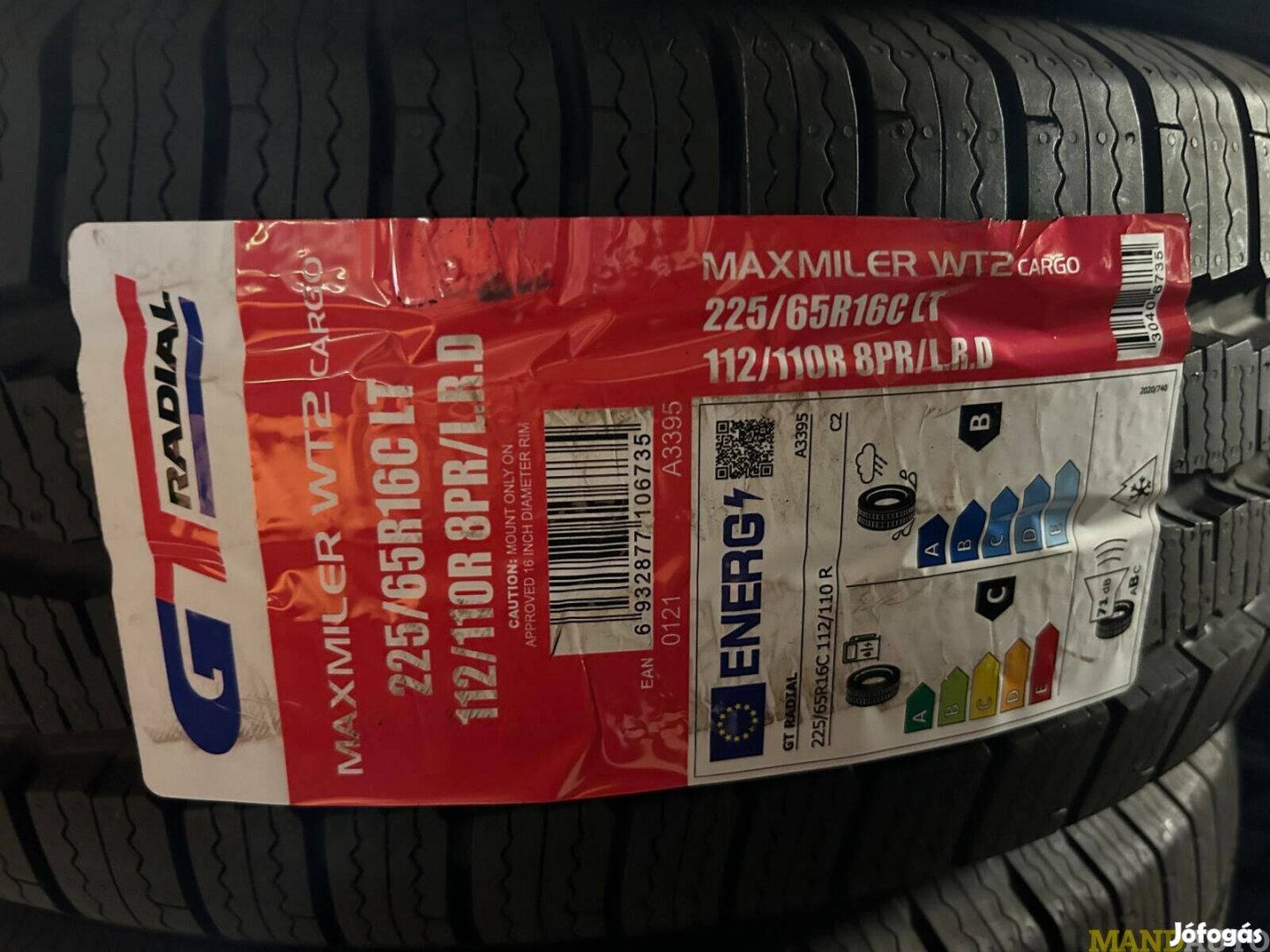 225/65R16C Gtradial Maxmiller WT2,Új kis TGK téligumi