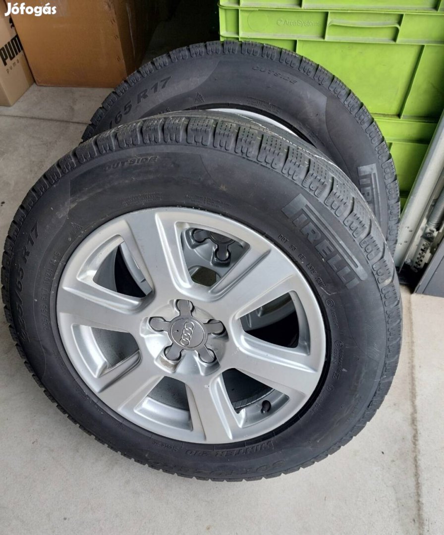 225/65R17 Gyári Audi alufelni garnitúra téligumival!