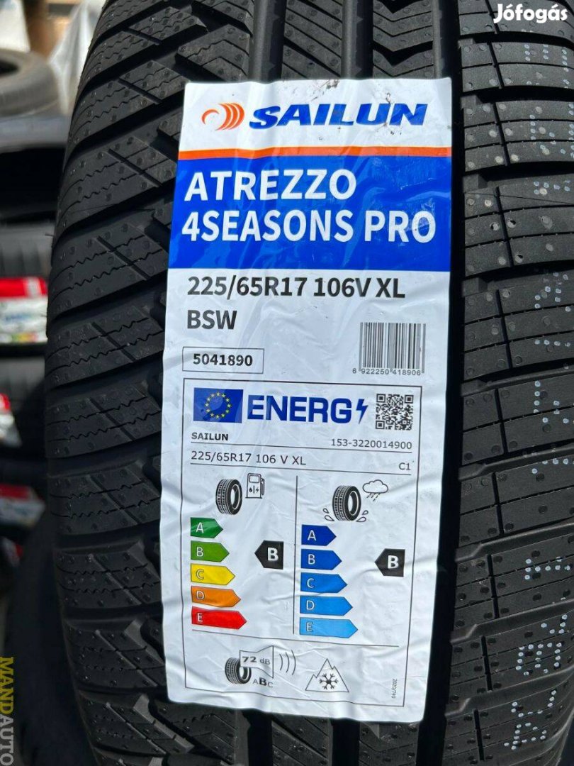 225/65R17 Sailun 4Seasons Pro(XL),Új négy évszakos gumi