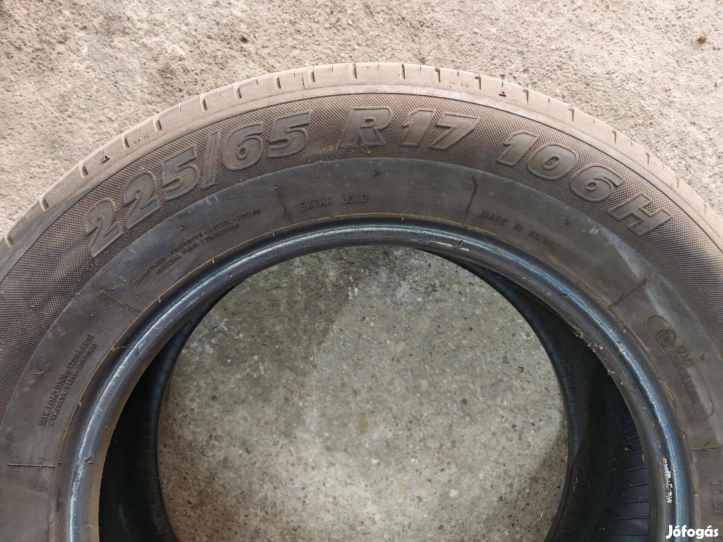225/65/17 Kisteher gumi eladó