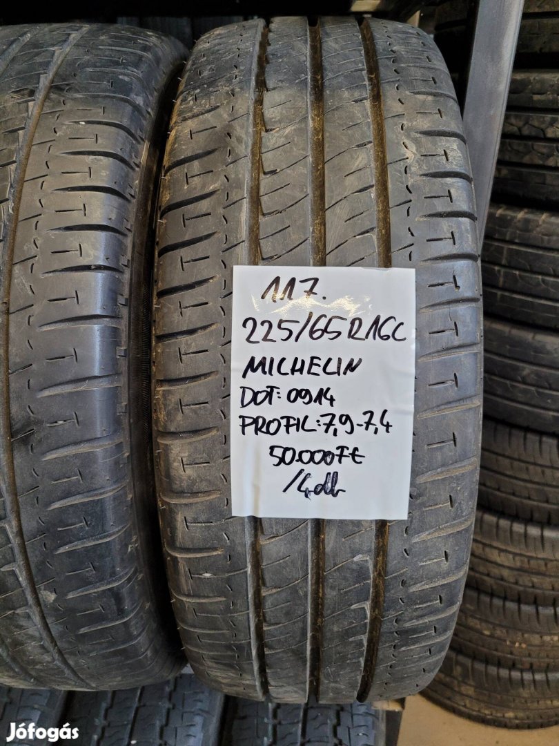 225/65 R16C Michelin kisteher nyári gumik