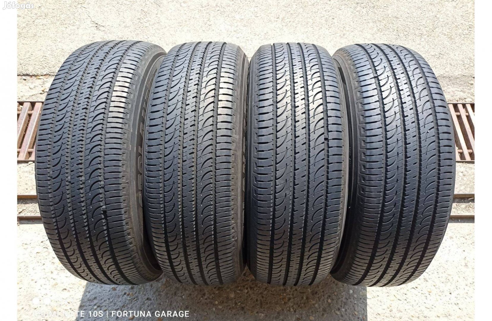 225/65 R17" Yokohama használt nyári garnitúra