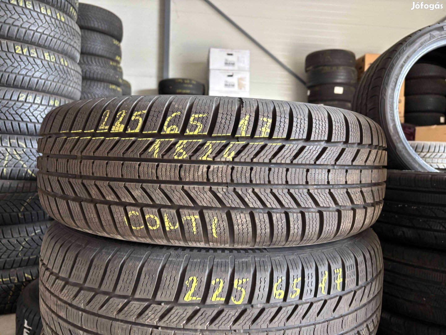 225/65 r17 Continental téligumi 4db eladó 225/65r17 garnitúra
