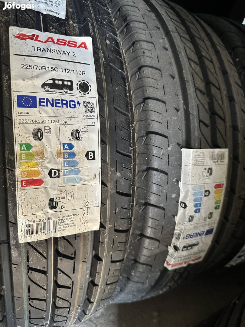 225/70 R15C Lassa Új
