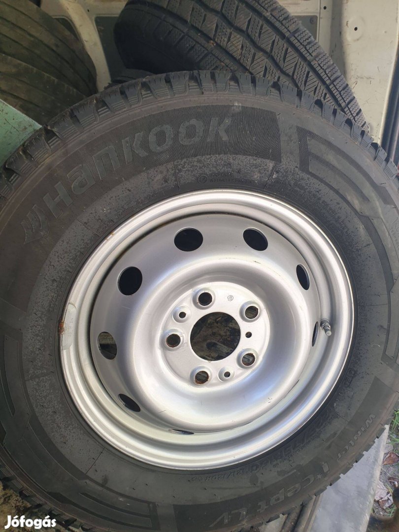 225 75R 16C Hankook téli gumival 4db (Ducato, Boxer, Jumper) kerék