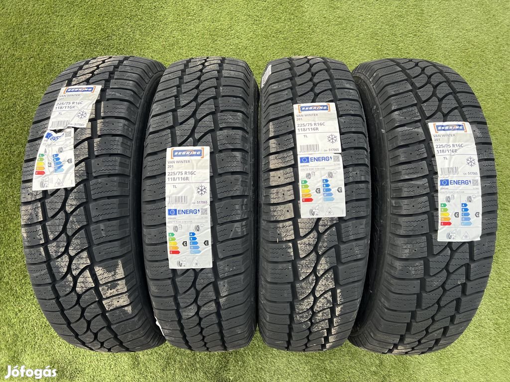 225/75 R16C Sebring VanWinter 118R új téli gumi 1 év kátyú