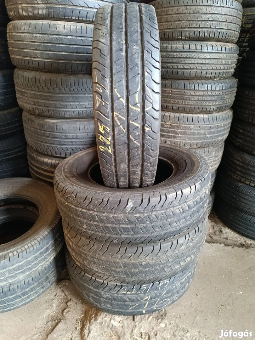 225/75r16C Continental nyári gumi garnitúra 