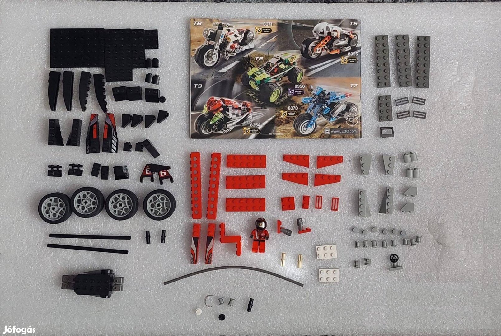 22 éves Lego 8357 Zonic Strike autó kocsi jármnű