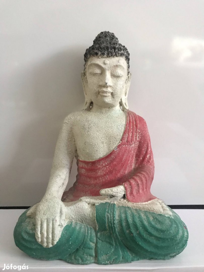 22cm-es indiai Buddha szobor olcsón eladó 