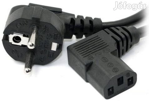 230V tápkábel 90 fokos 1.5 m