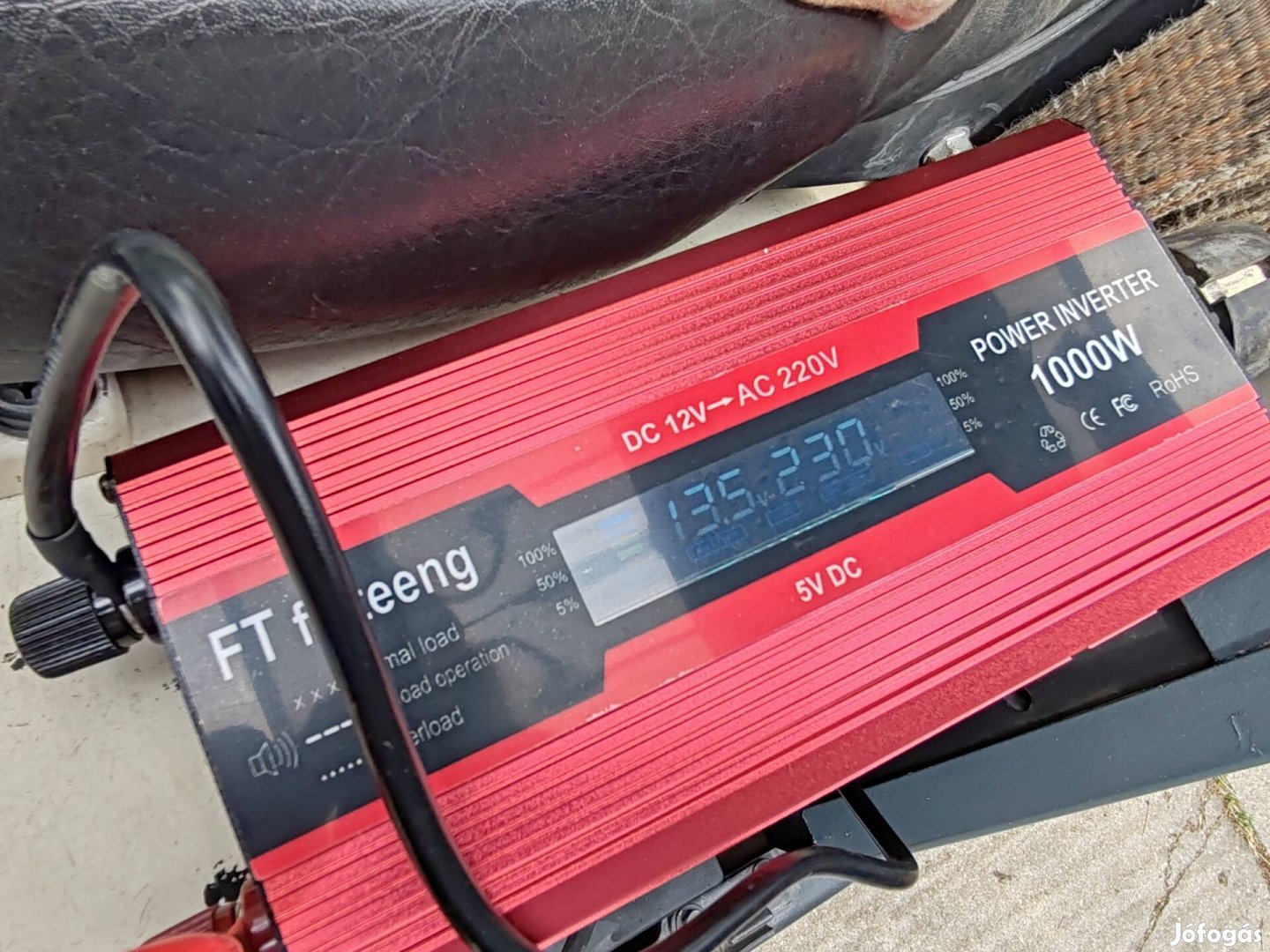 230/12 V inverter, 1000w., teljesen új. Bp