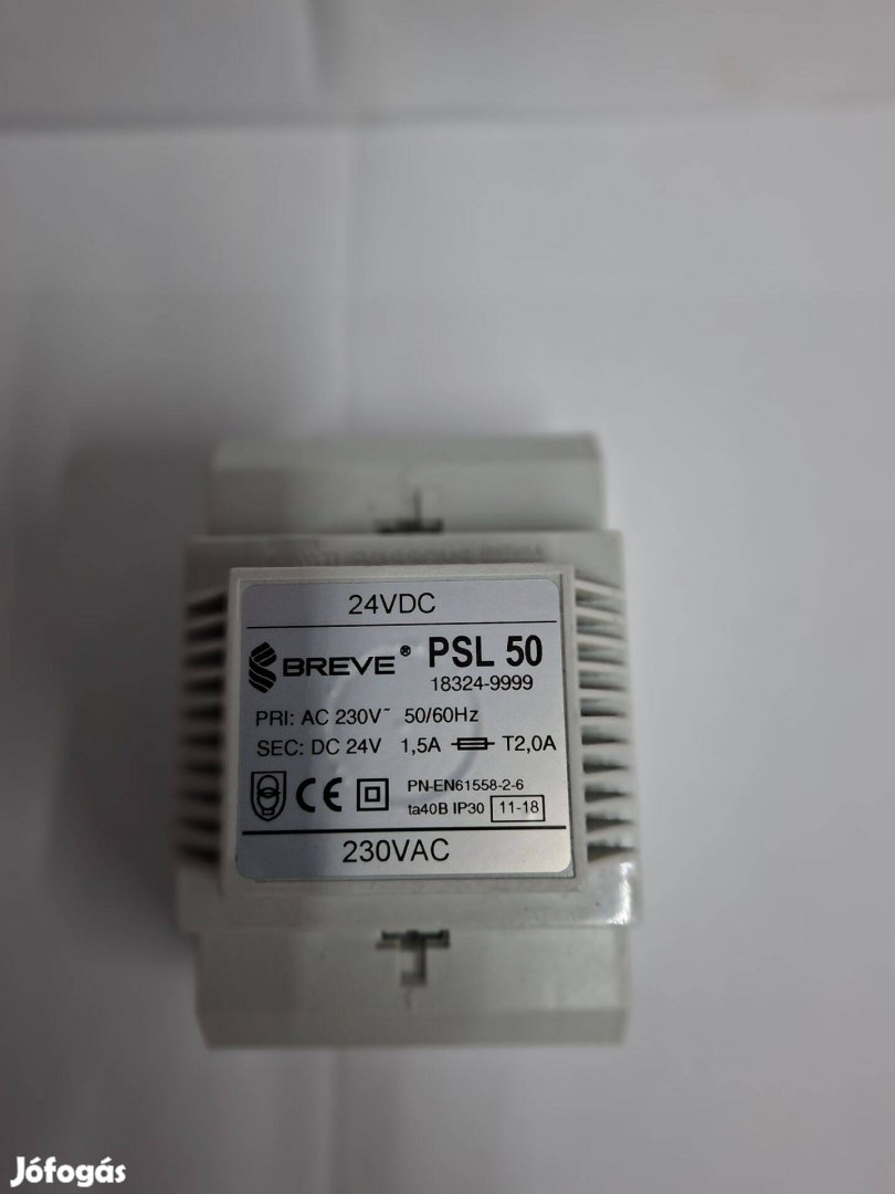 230 24VDC DIN sínes táp